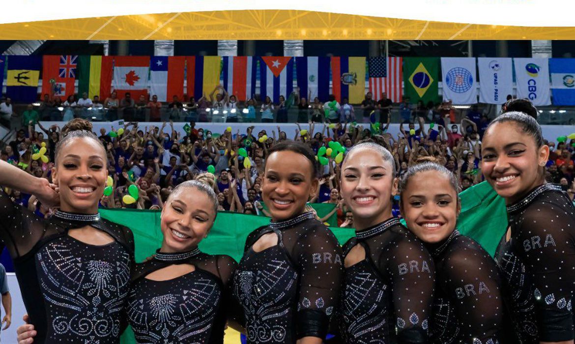 Seleção brasileira feminina é campeã de Ginástica Artística