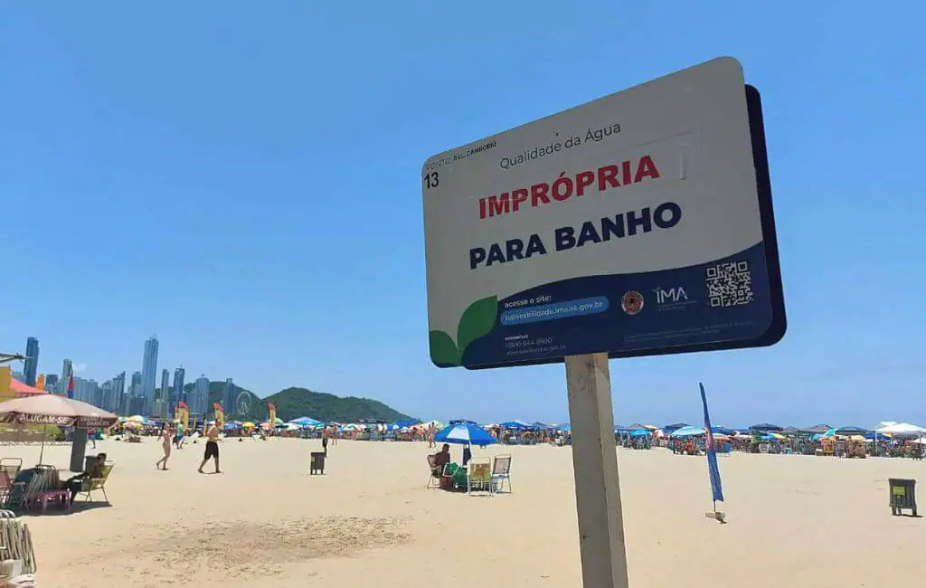 Praias impróprias revoltam banhistas